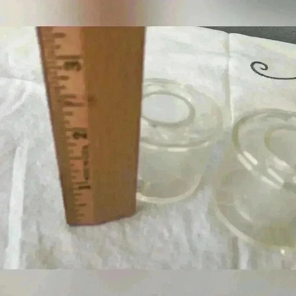 VTG mid-century pair of original candle vase with arrange-o-discs lucite in box - Picture 5 of 5